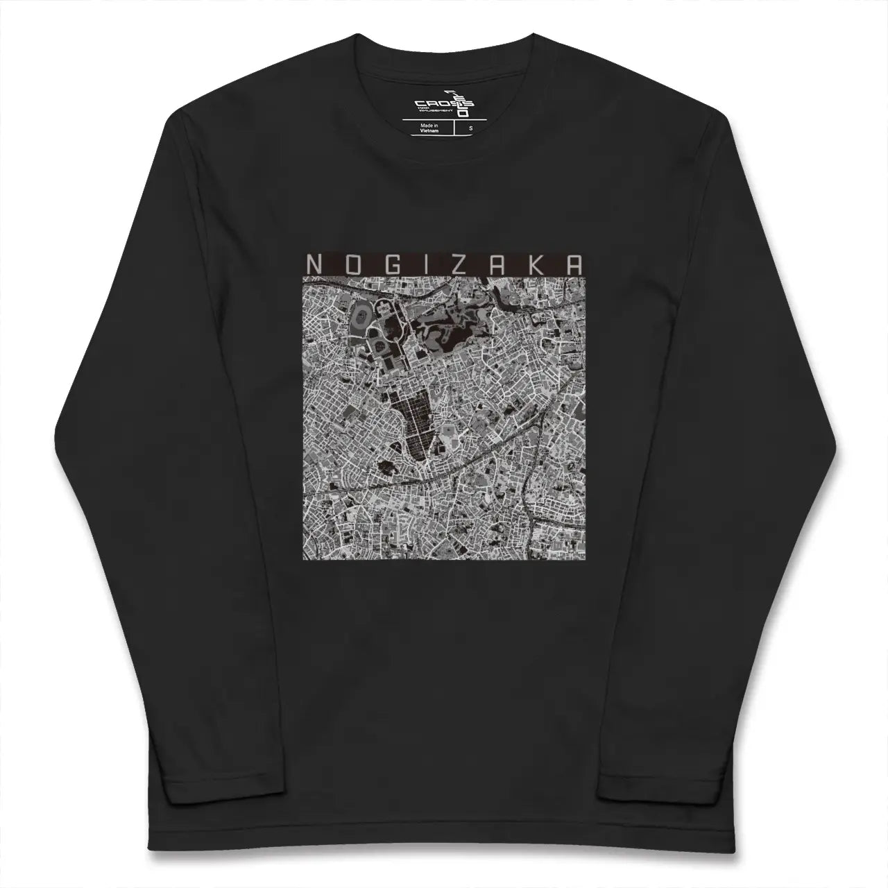 【乃木坂(東京都)】地図柄ロングスリーブTシャツ