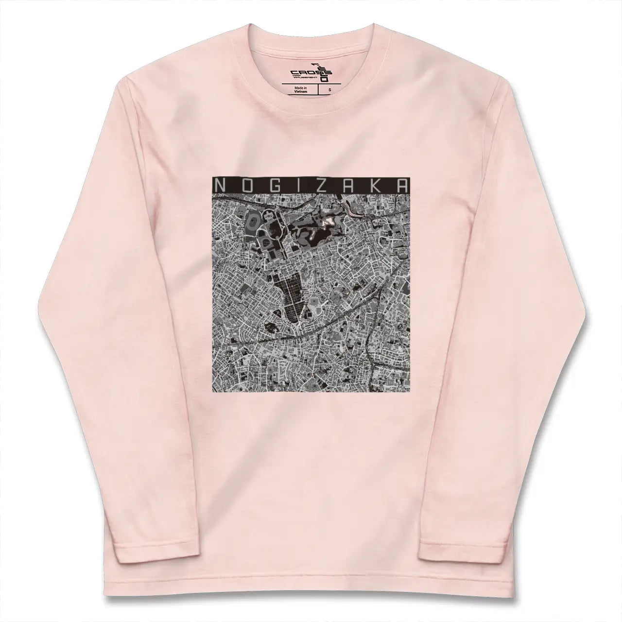 【乃木坂(東京都)】地図柄ロングスリーブTシャツ