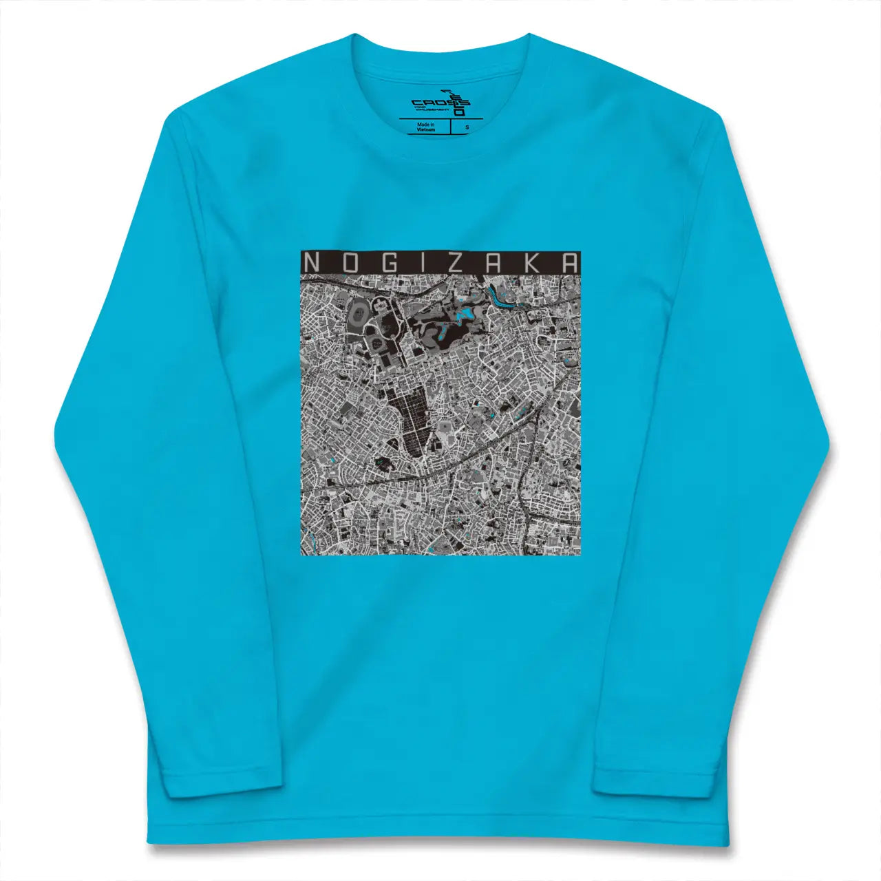 【乃木坂(東京都)】地図柄ロングスリーブTシャツ