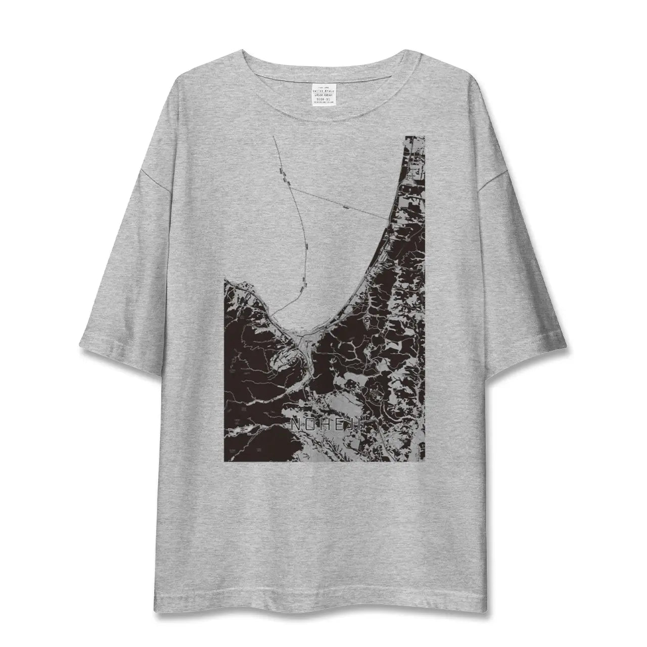 【野辺地(青森県)】地図柄ビッグシルエットTシャツ