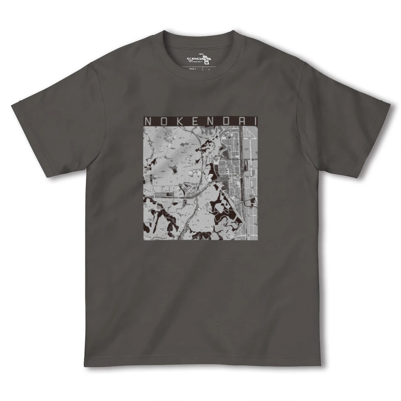 【能見台(神奈川県)】地図柄ヘビーウェイトTシャツ
