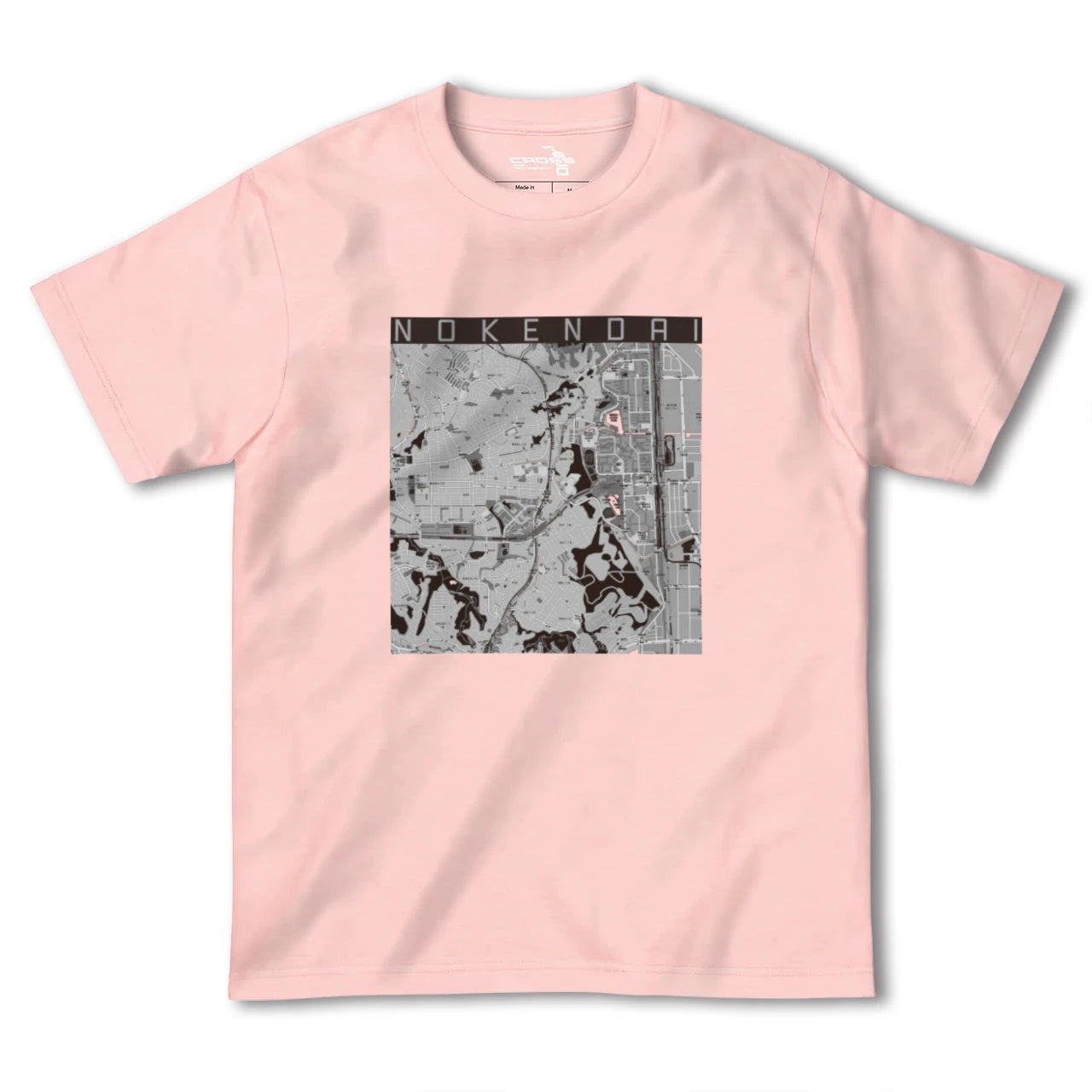 【能見台(神奈川県)】地図柄ヘビーウェイトTシャツ