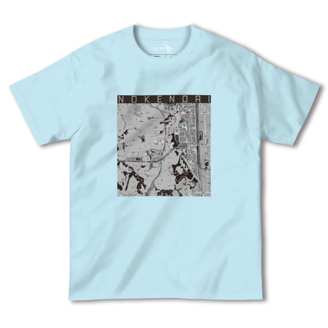【能見台(神奈川県)】地図柄ヘビーウェイトTシャツ