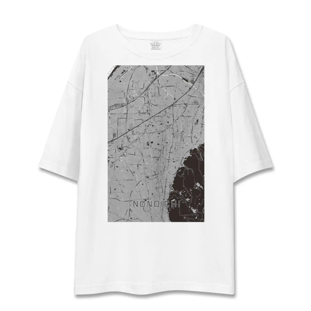 【野々市(石川県)】地図柄ビッグシルエットTシャツ