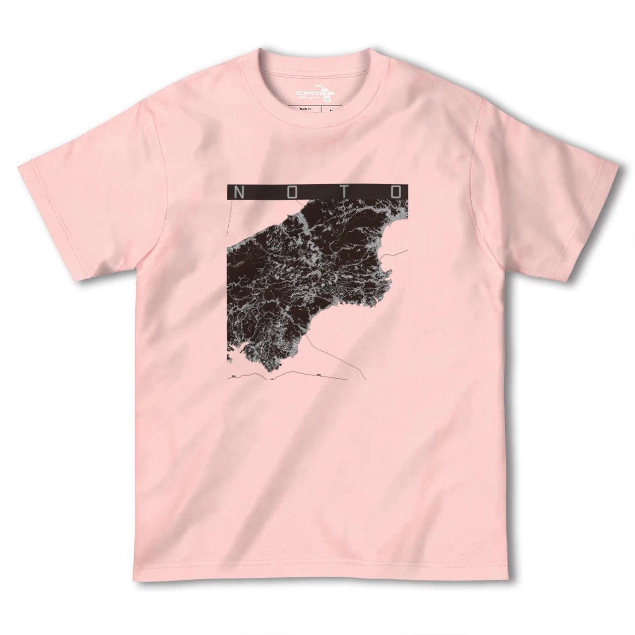 【能登(石川県)】地図柄ヘビーウェイトTシャツ