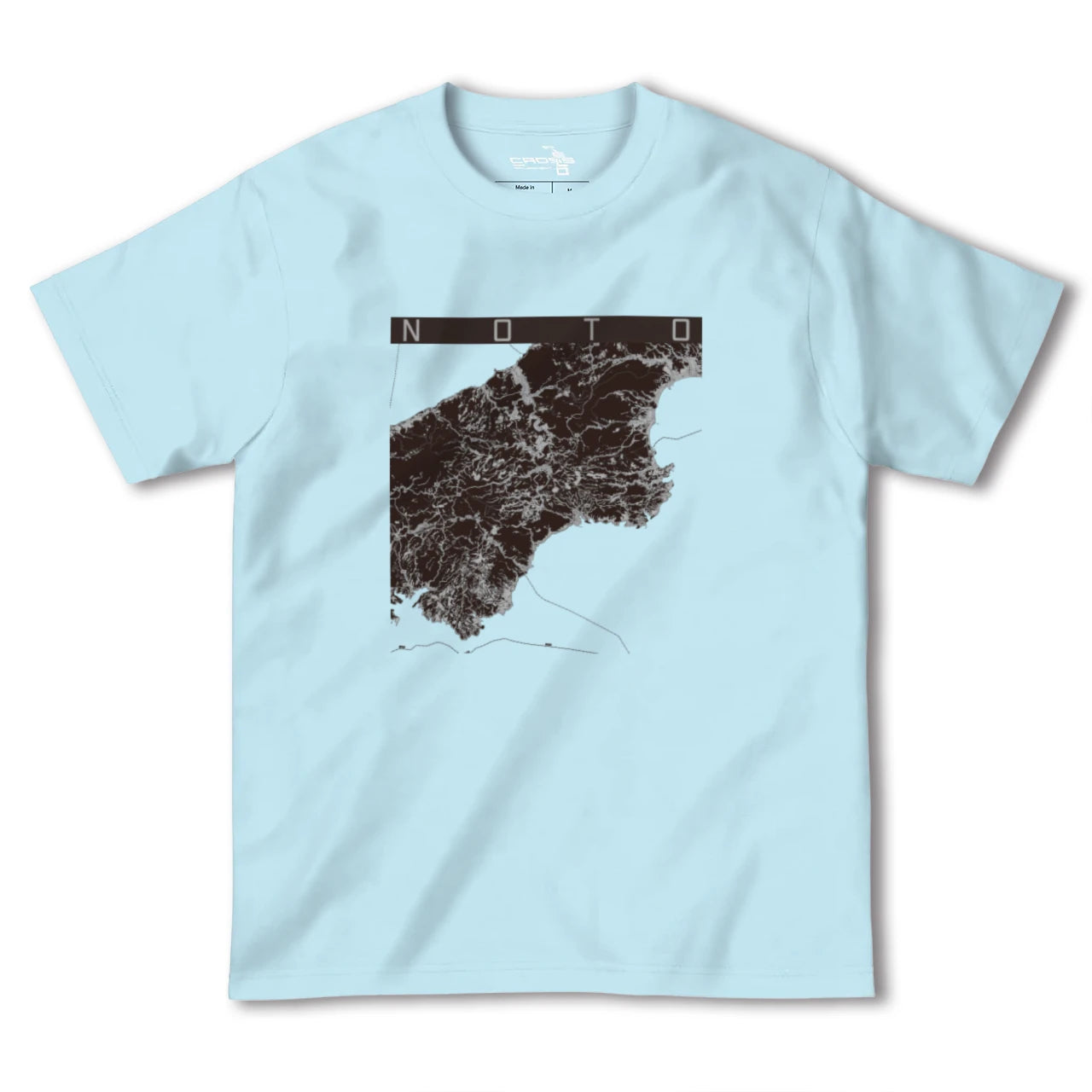 【能登(石川県)】地図柄ヘビーウェイトTシャツ
