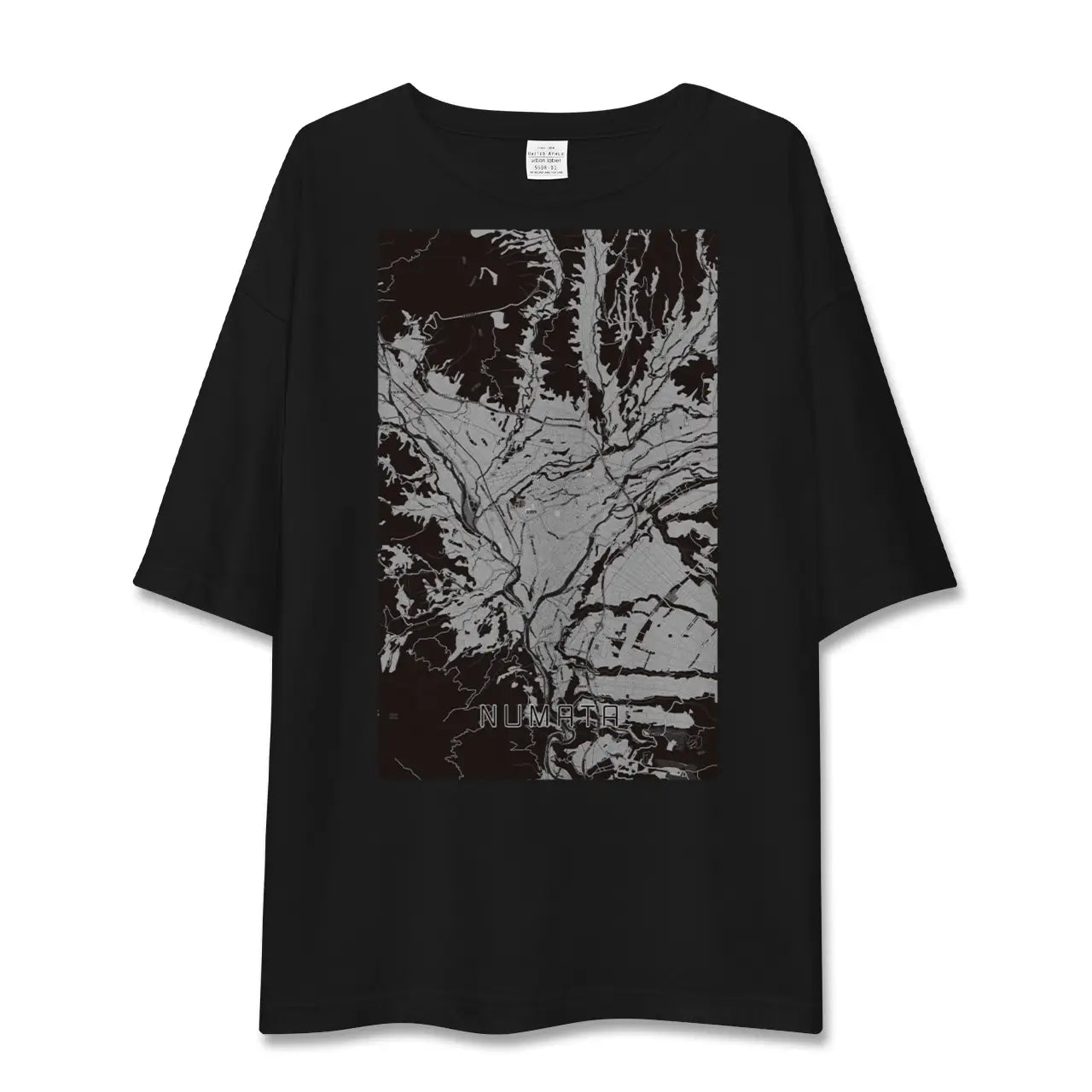 【沼田(群馬県)】地図柄ビッグシルエットTシャツ