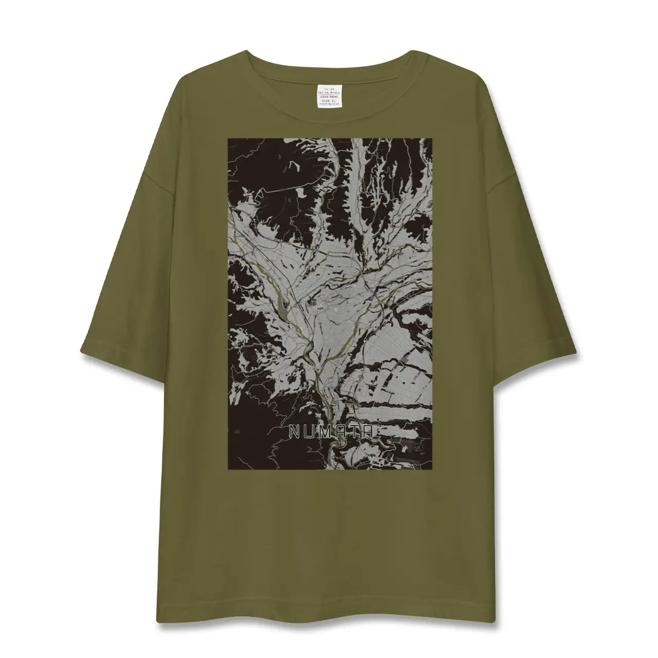 【沼田(群馬県)】地図柄ビッグシルエットTシャツ