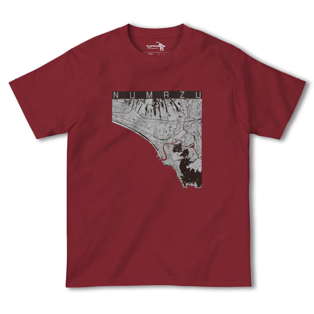 【沼津(静岡県)】地図柄ヘビーウェイトTシャツ