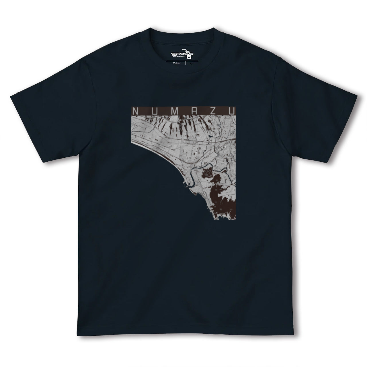 【沼津(静岡県)】地図柄ヘビーウェイトTシャツ