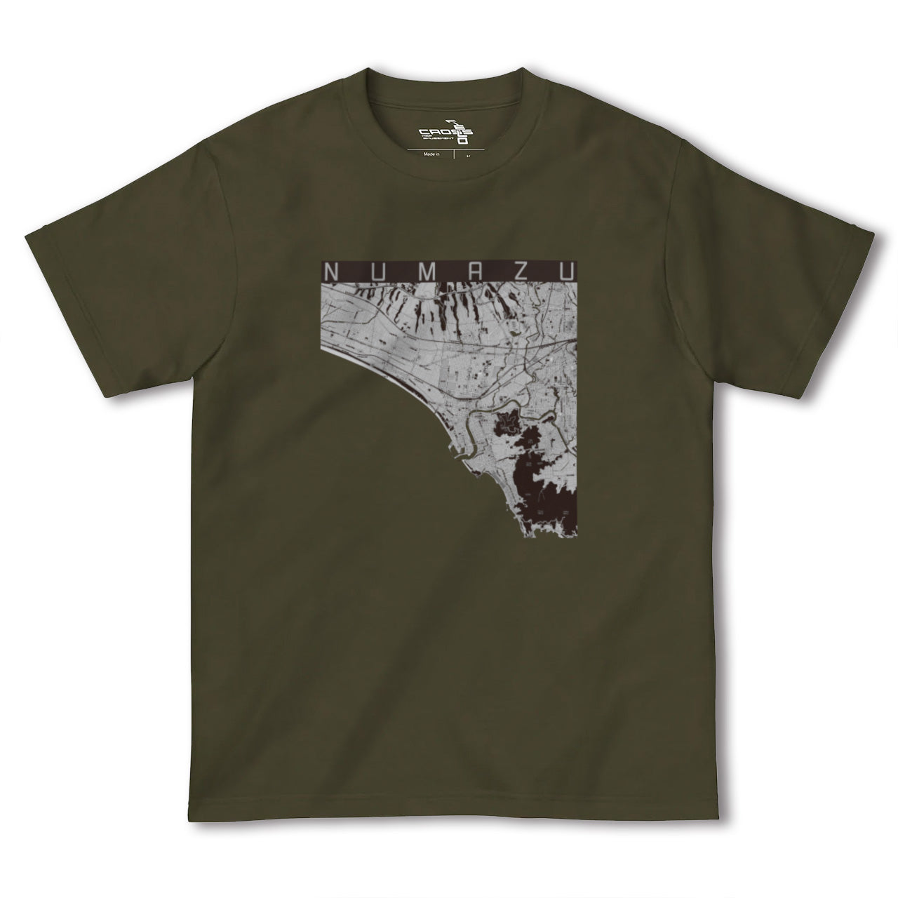 【沼津(静岡県)】地図柄ヘビーウェイトTシャツ
