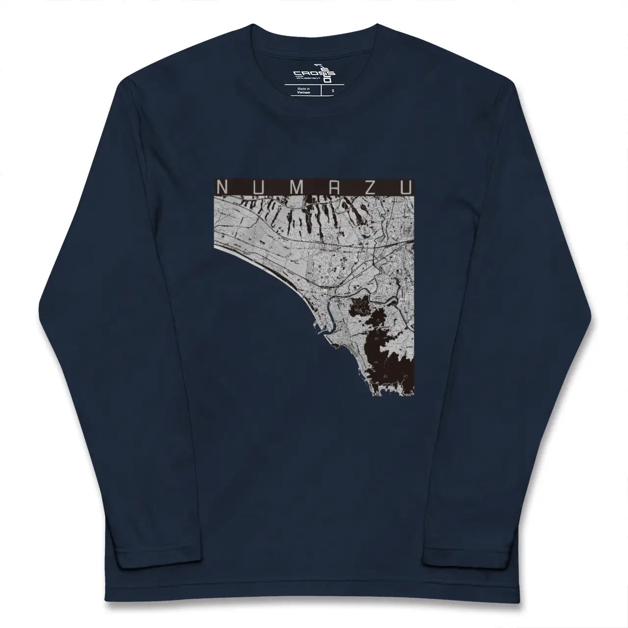 【沼津(静岡県)】地図柄ロングスリーブTシャツ
