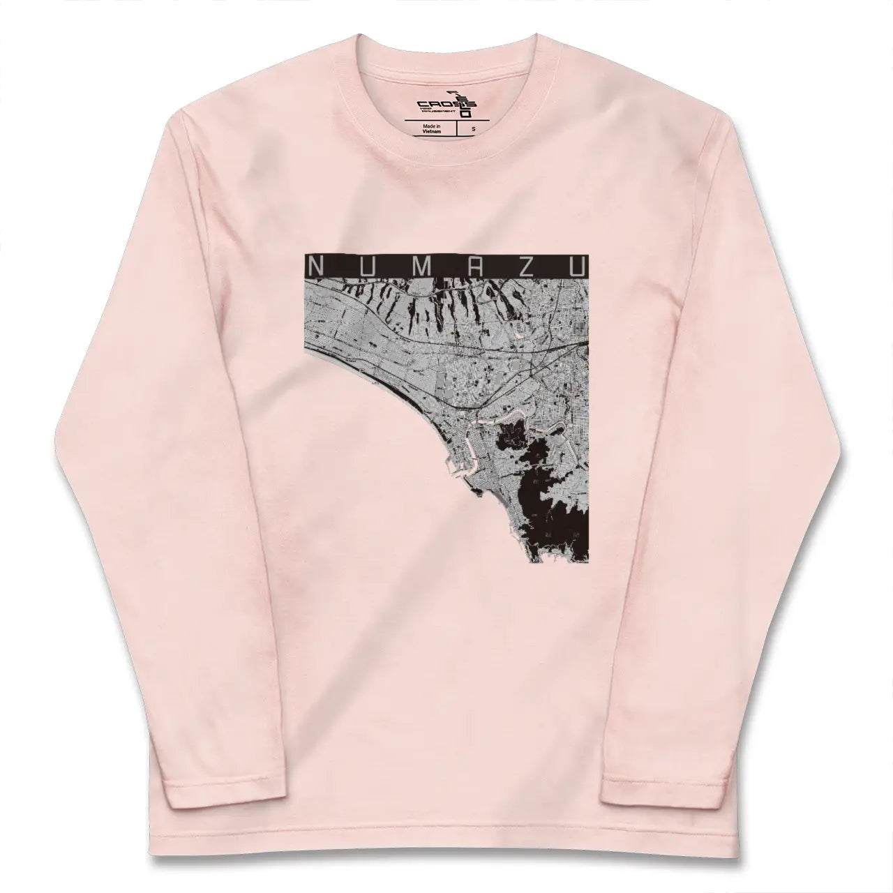 【沼津(静岡県)】地図柄ロングスリーブTシャツ