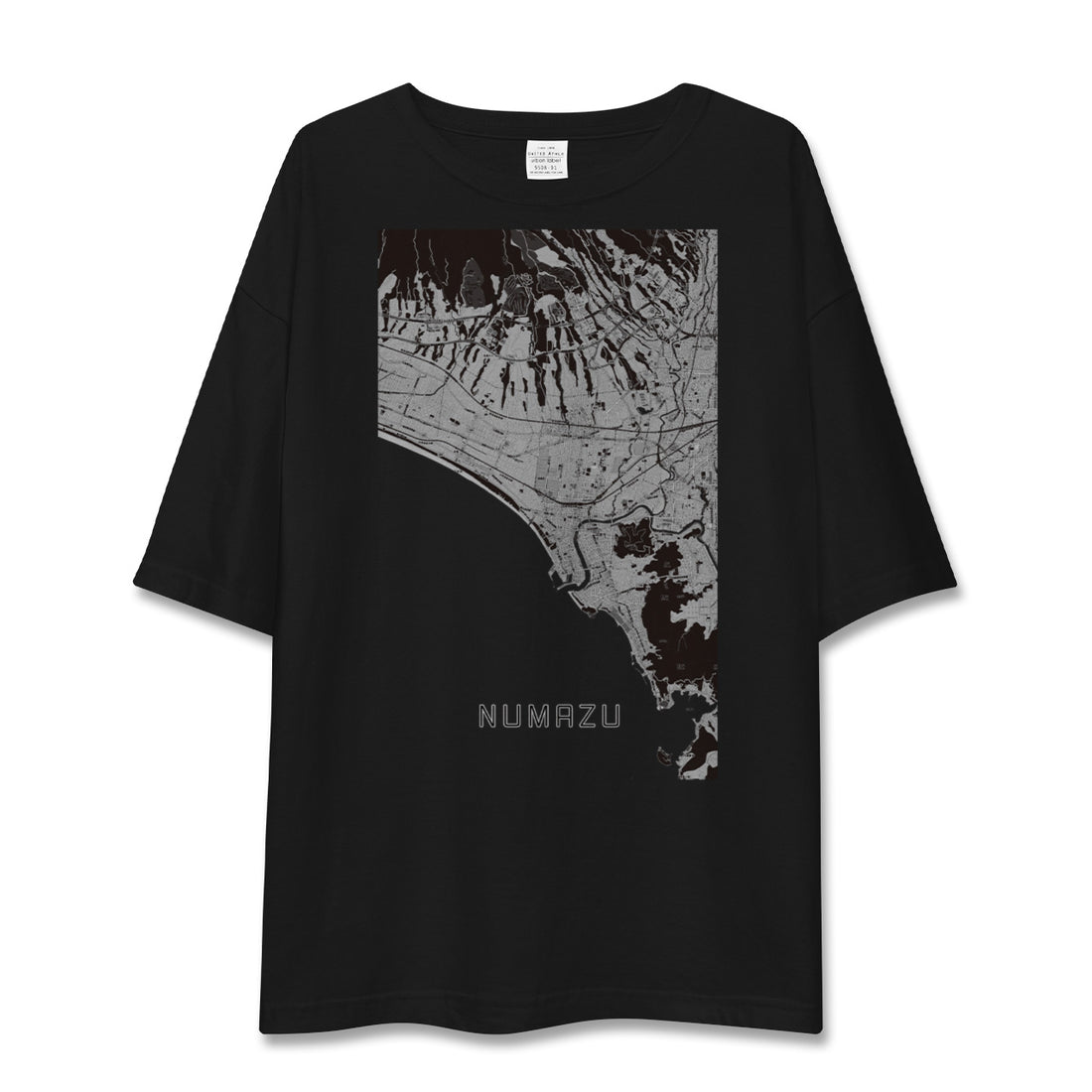 【沼津(静岡県)】地図柄ビッグシルエットTシャツ