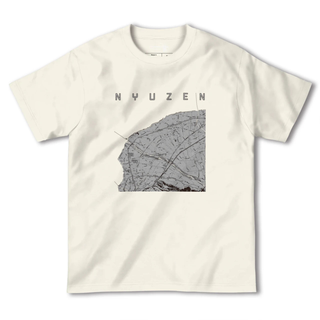 【入善(富山県)】地図柄ヘビーウェイトTシャツ