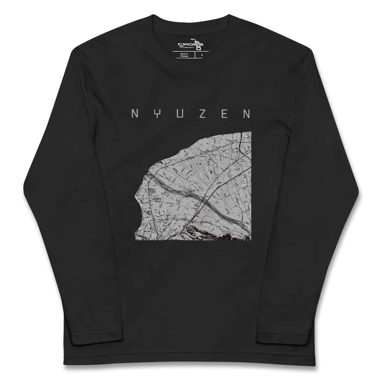 【入善(富山県)】地図柄ロングスリーブTシャツ