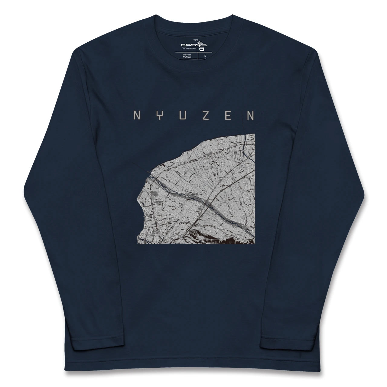 【入善(富山県)】地図柄ロングスリーブTシャツ