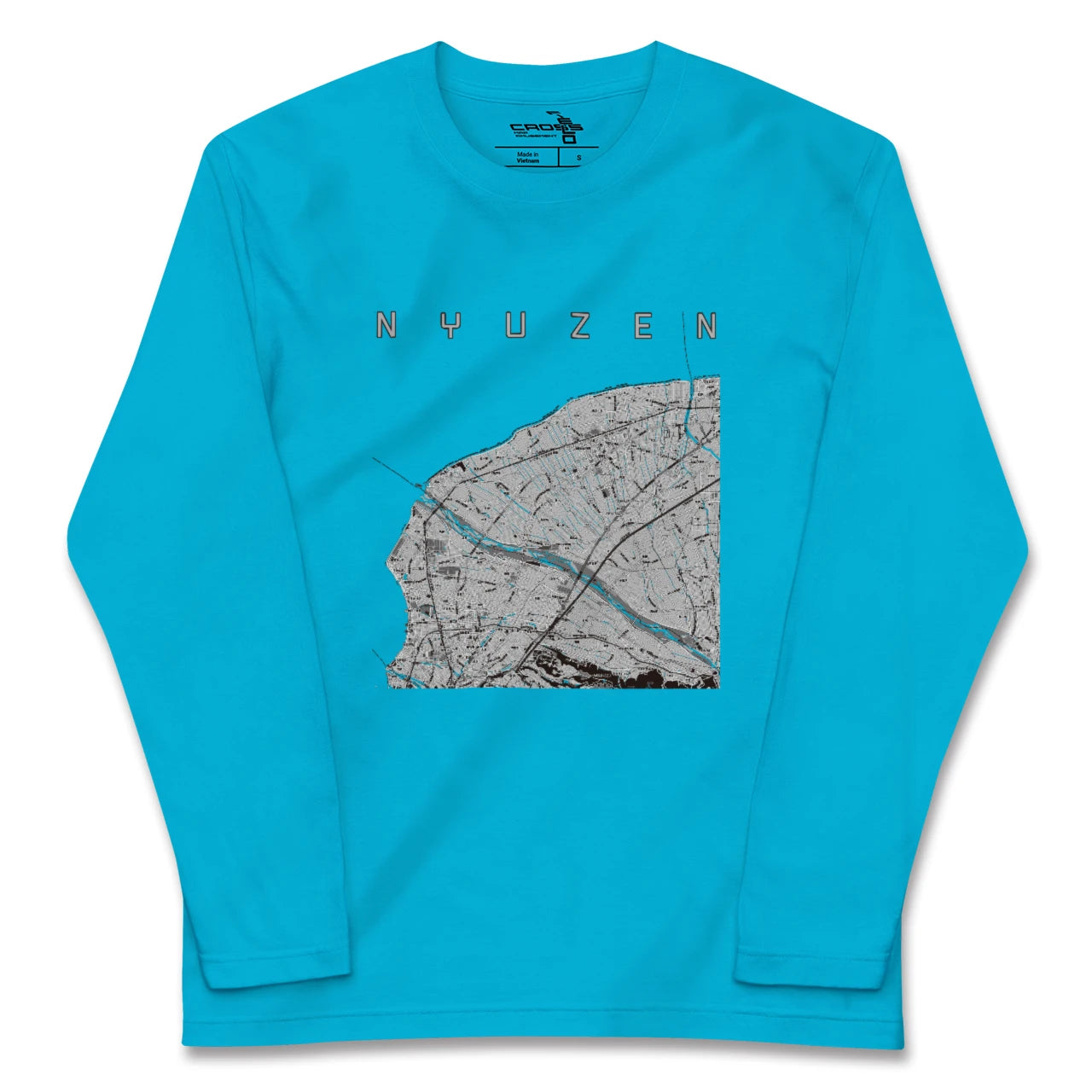 【入善(富山県)】地図柄ロングスリーブTシャツ