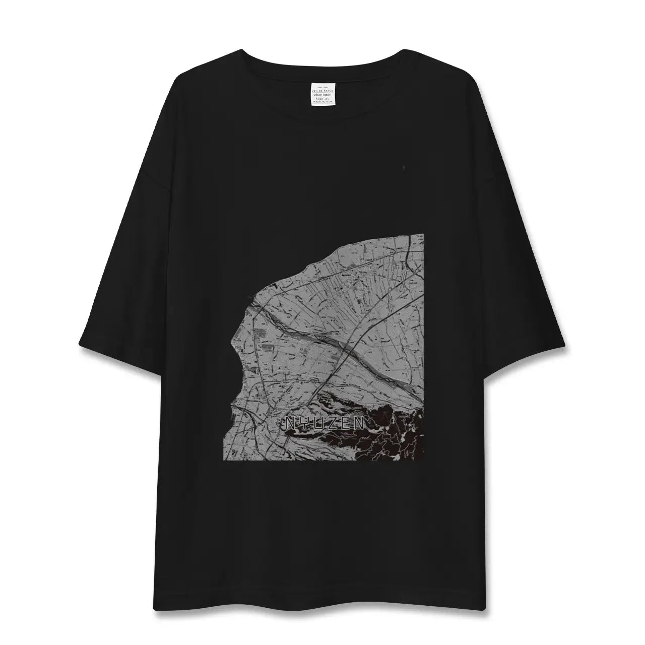 【入善(富山県)】地図柄ビッグシルエットTシャツ
