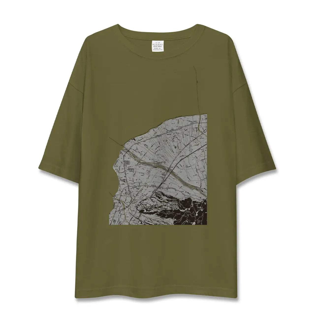 【入善(富山県)】地図柄ビッグシルエットTシャツ
