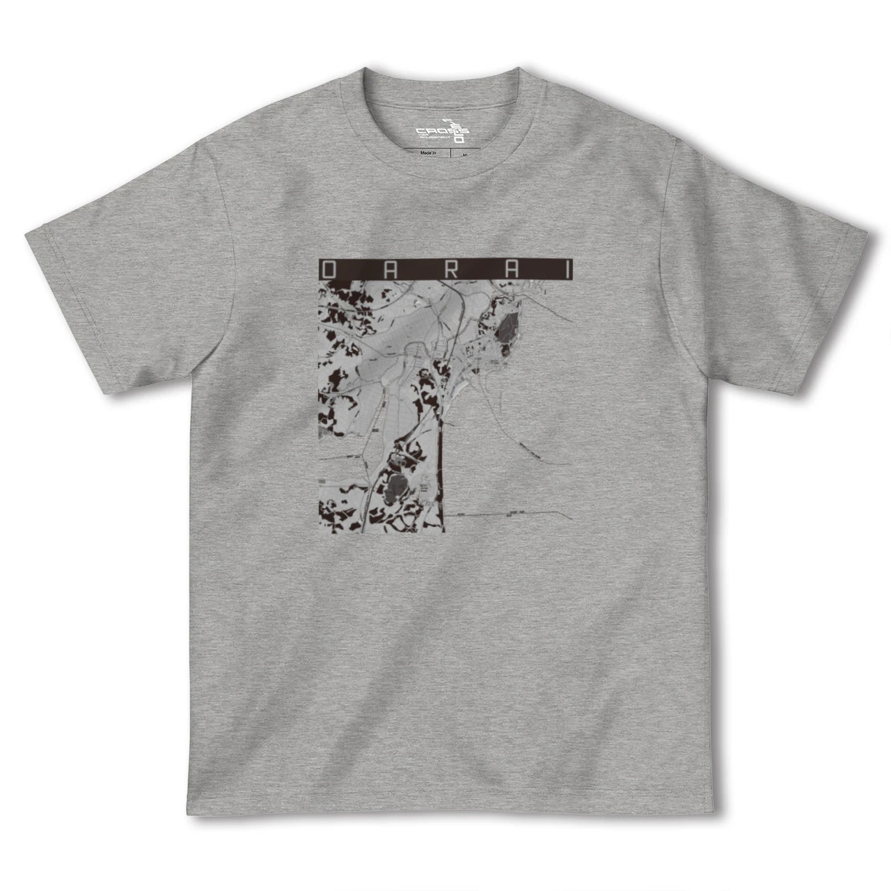 【大洗(茨城県)】地図柄ヘビーウェイトTシャツ