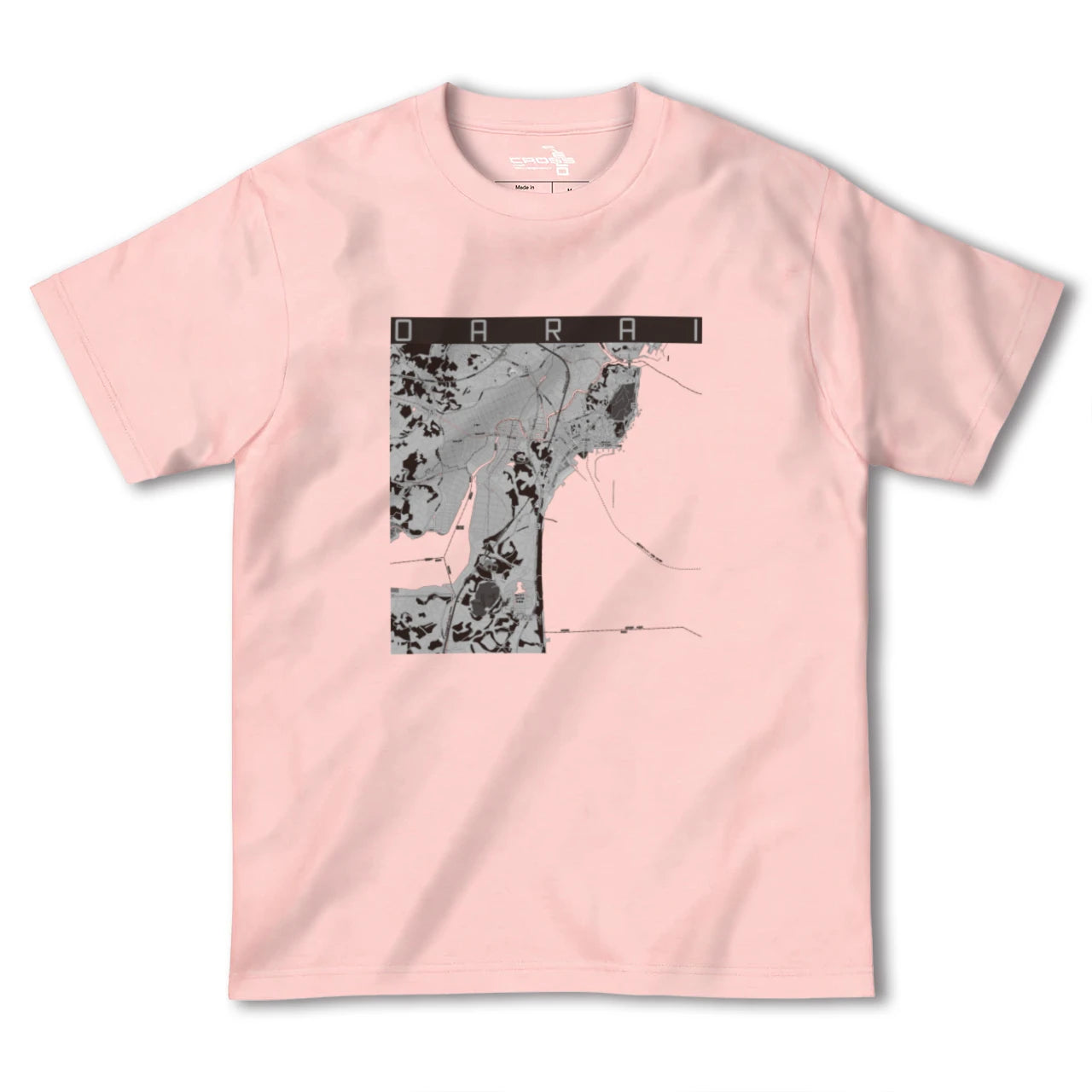 【大洗(茨城県)】地図柄ヘビーウェイトTシャツ