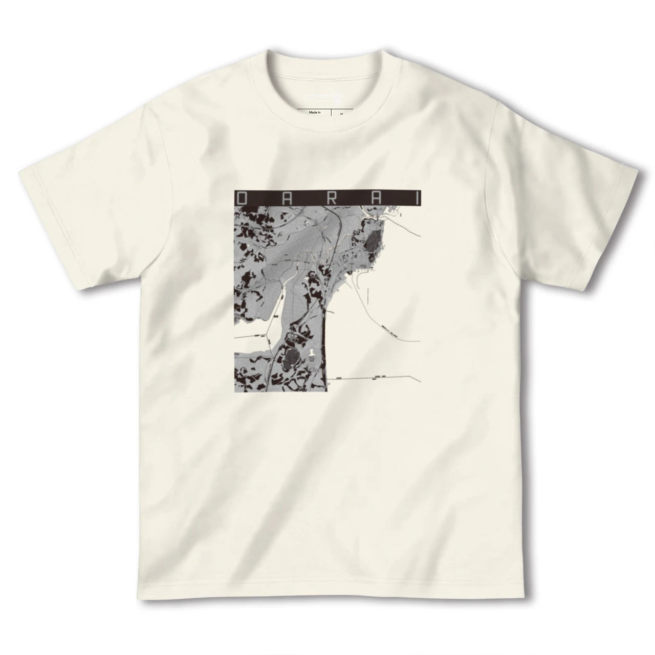 【大洗(茨城県)】地図柄ヘビーウェイトTシャツ