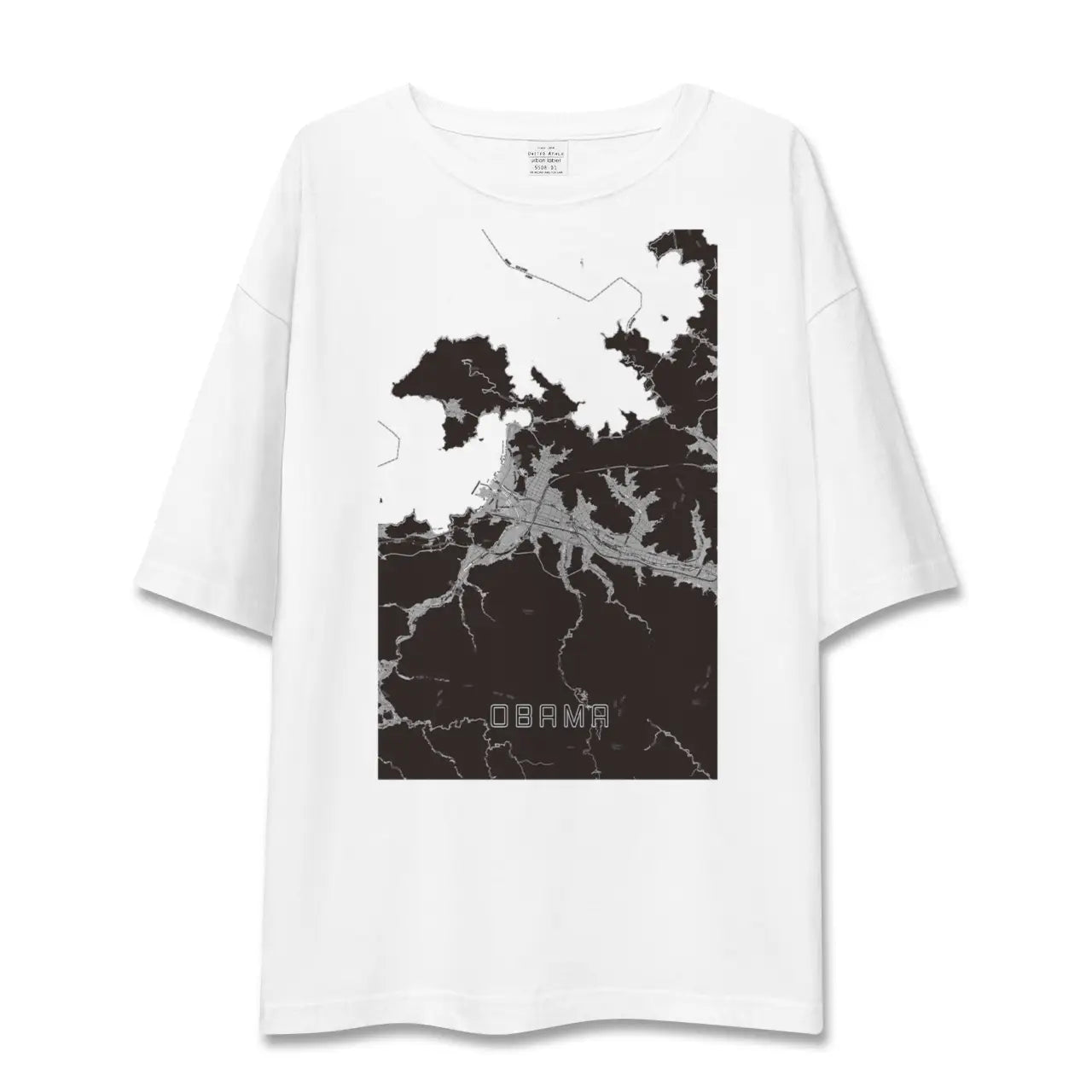 【小浜(福井県)】地図柄ビッグシルエットTシャツ