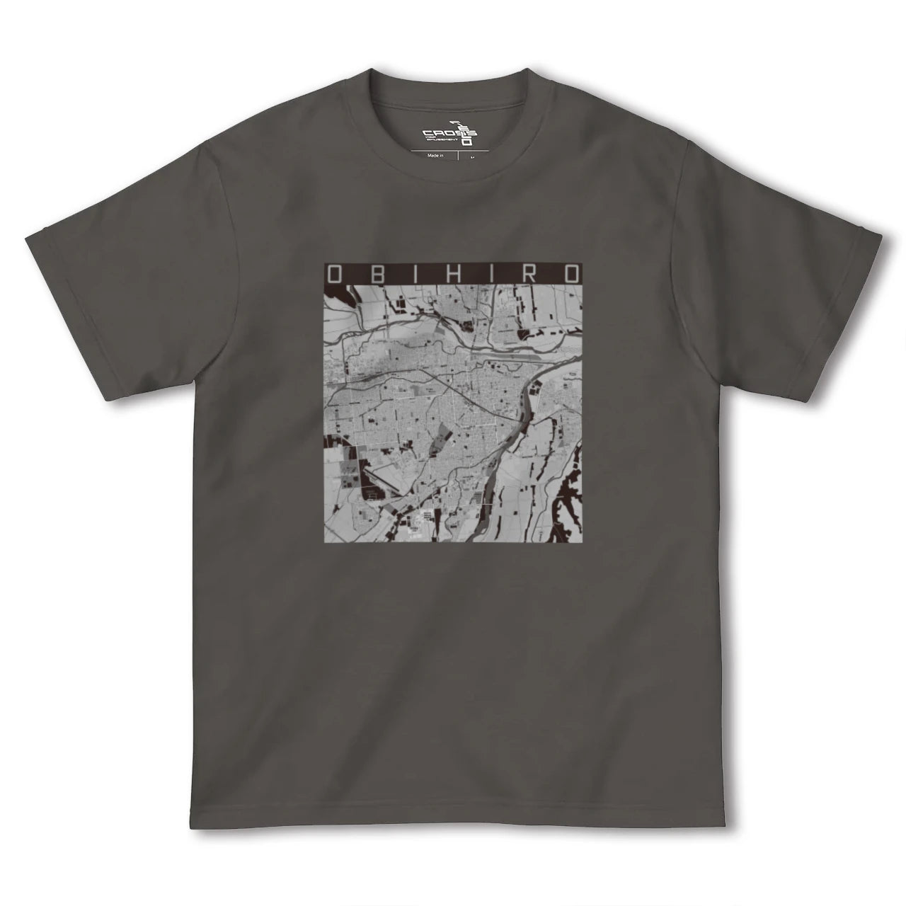 【帯広(北海道)】地図柄ヘビーウェイトTシャツ