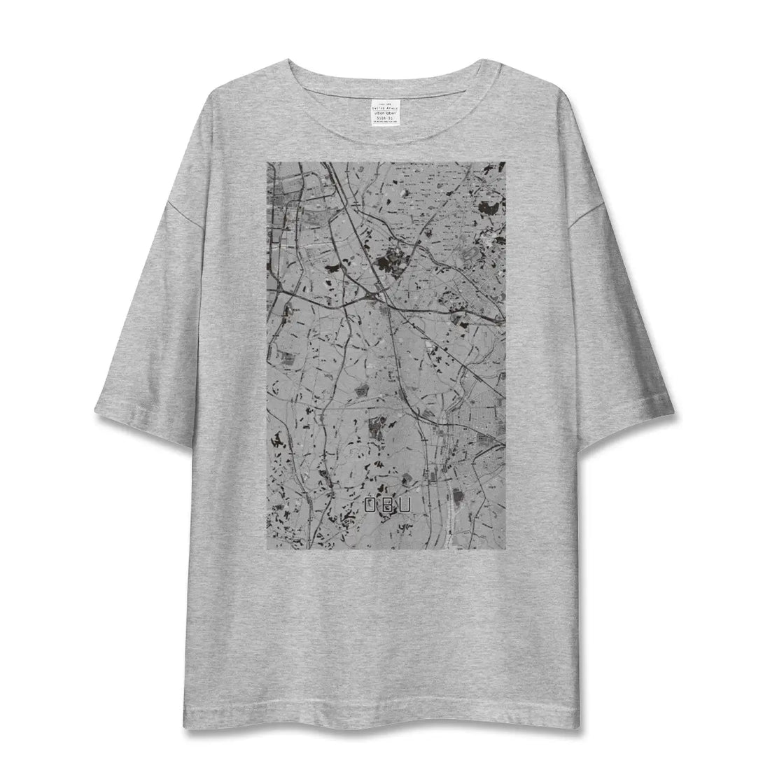 【大府(愛知県)】地図柄ビッグシルエットTシャツ