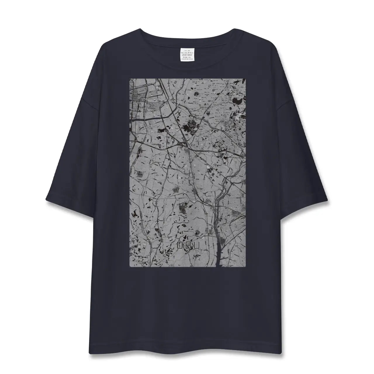 【大府(愛知県)】地図柄ビッグシルエットTシャツ