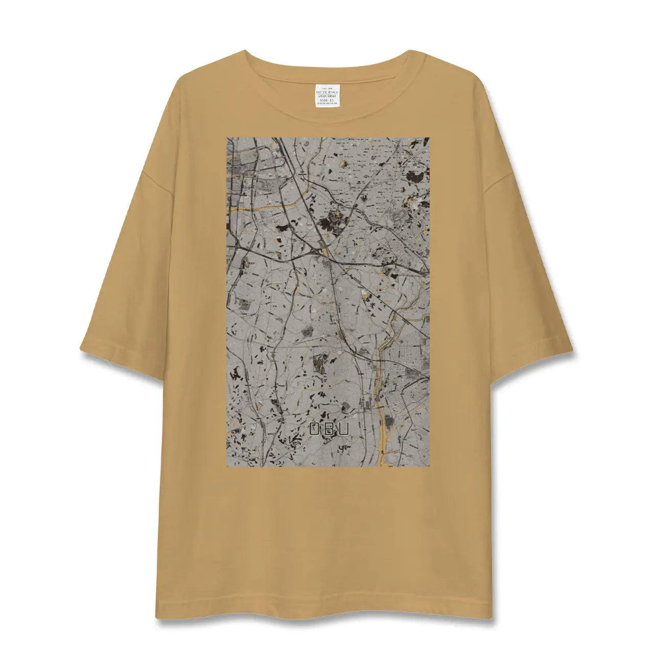 【大府(愛知県)】地図柄ビッグシルエットTシャツ