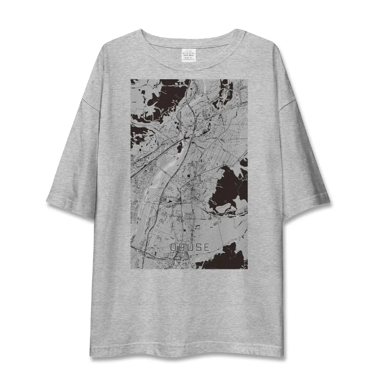 【小布施(長野県)】地図柄ビッグシルエットTシャツ