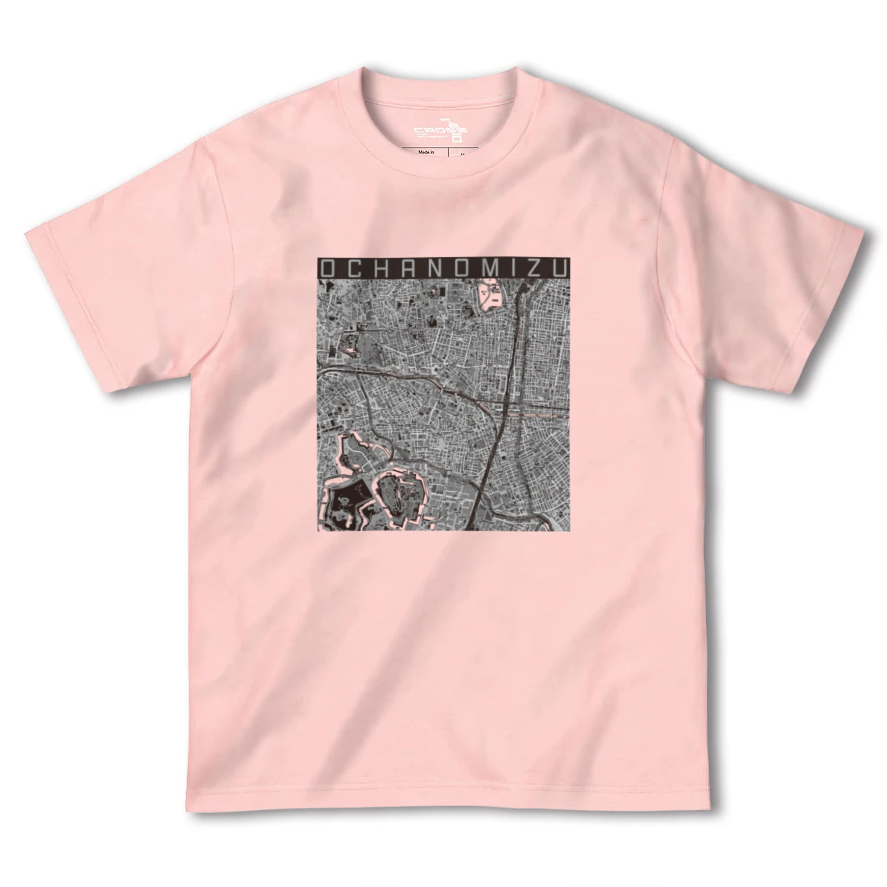 【御茶ノ水(東京都)】地図柄ヘビーウェイトTシャツ