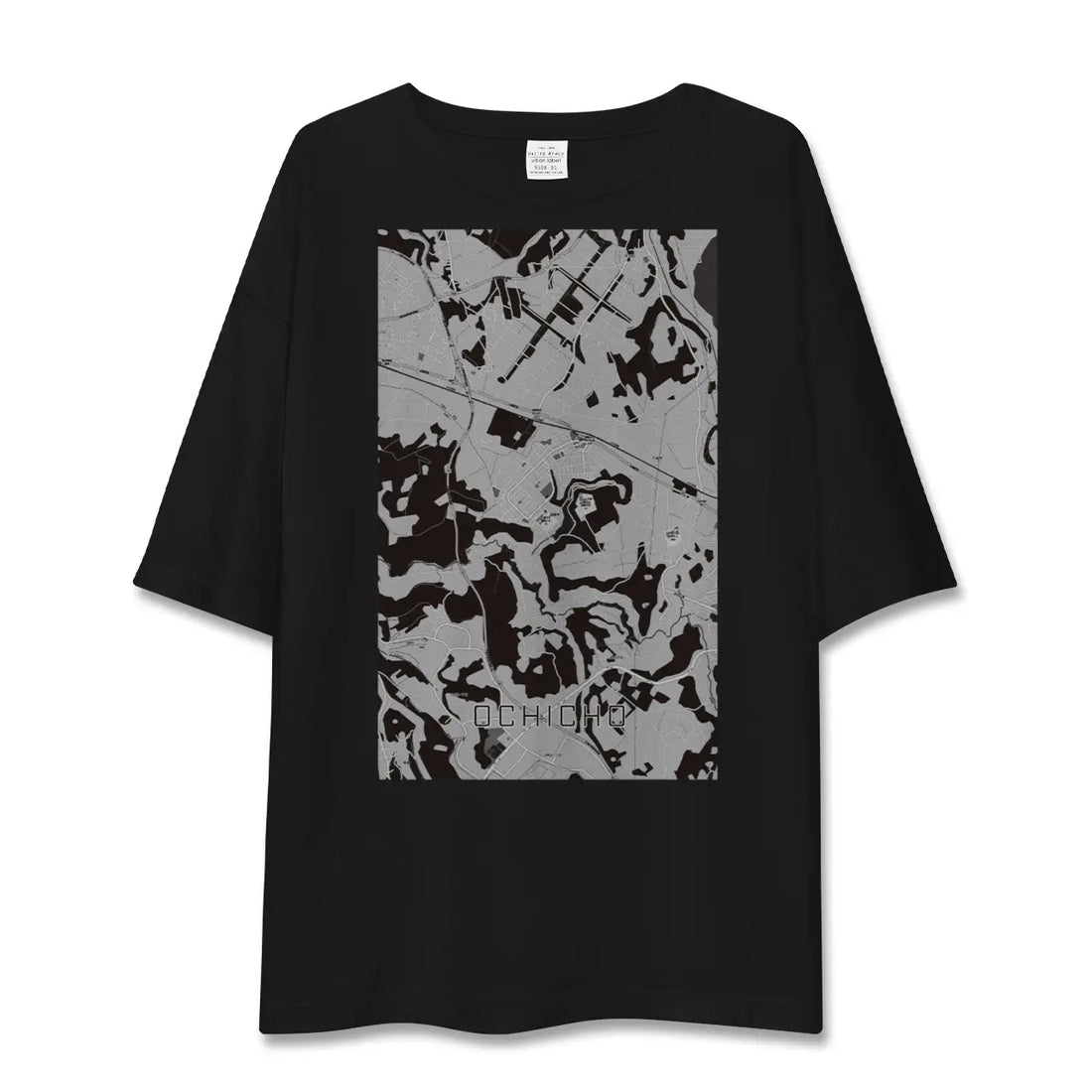 【越智町(千葉県)】地図柄ビッグシルエットTシャツ