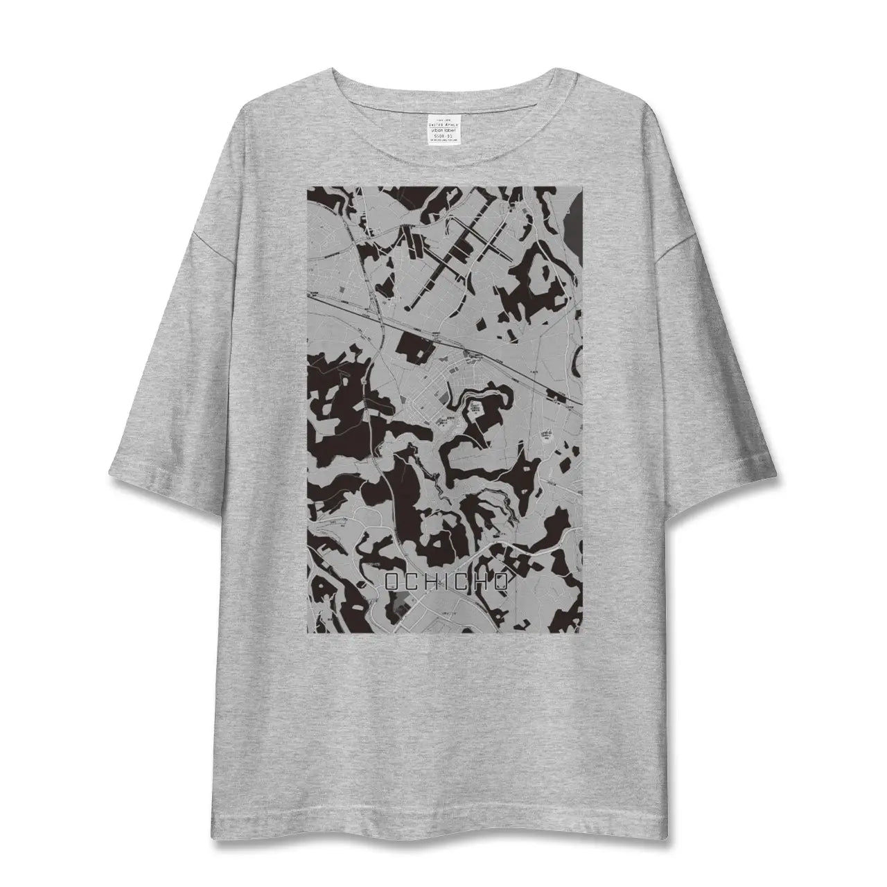 【越智町(千葉県)】地図柄ビッグシルエットTシャツ