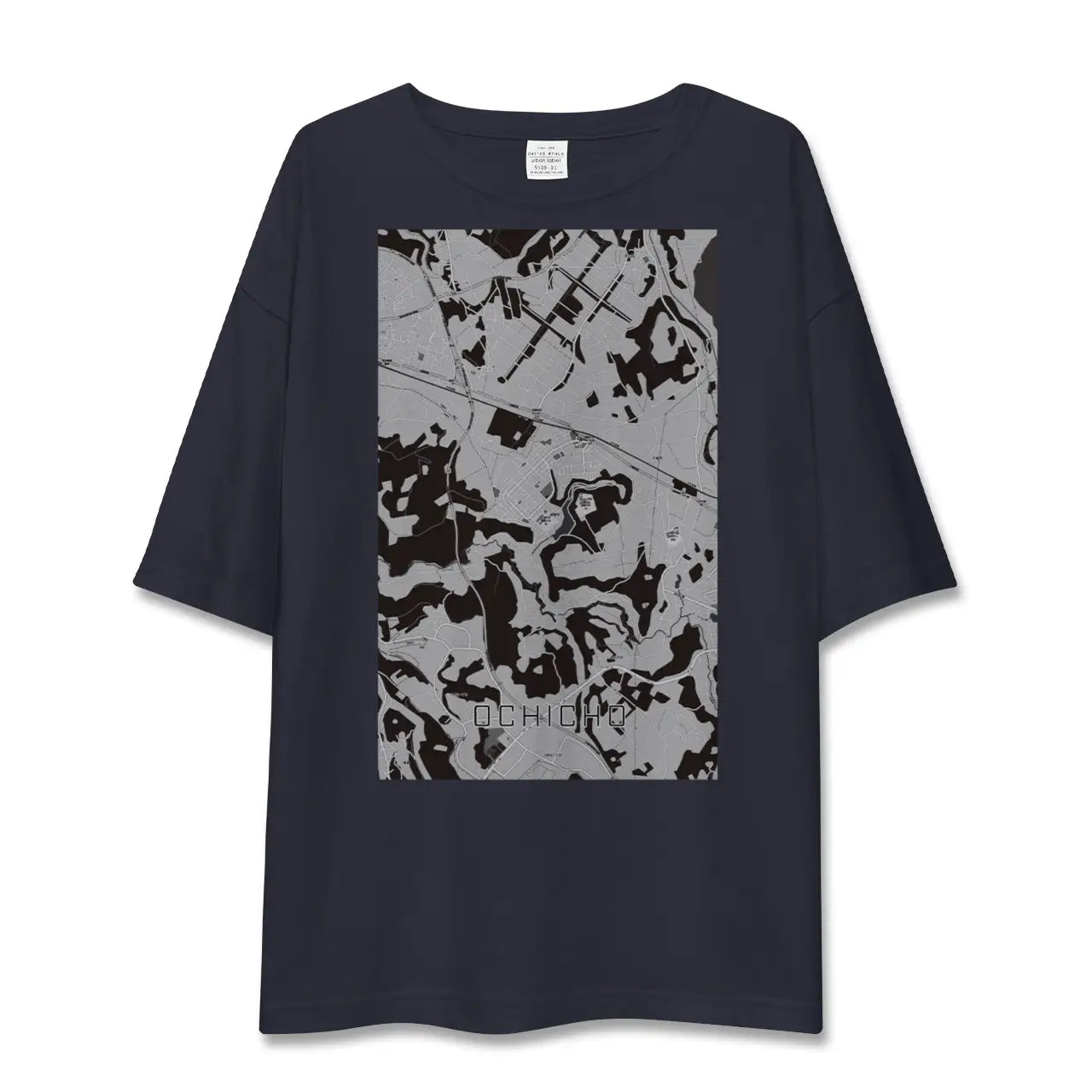 【越智町(千葉県)】地図柄ビッグシルエットTシャツ