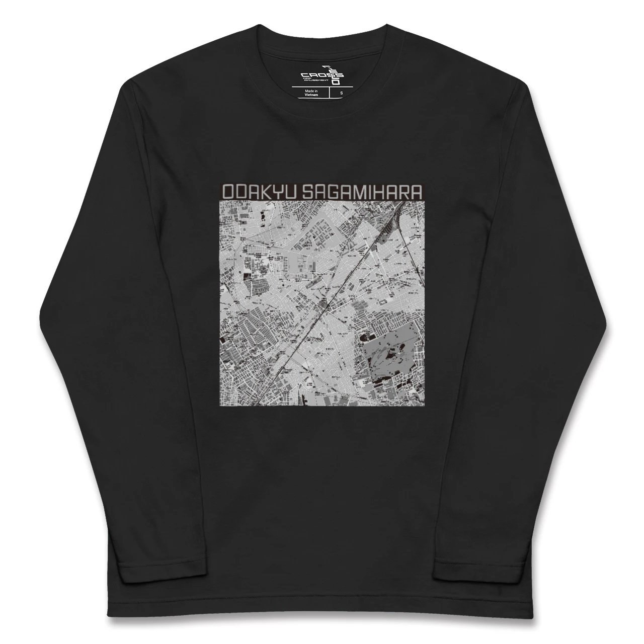 【小田急相模原(神奈川県)】地図柄ロングスリーブTシャツ