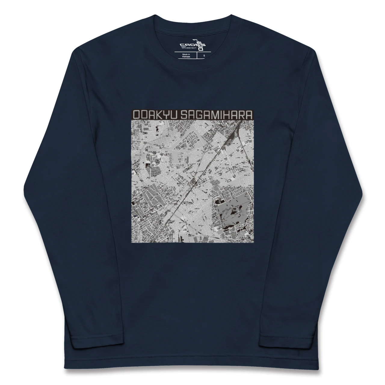 【小田急相模原(神奈川県)】地図柄ロングスリーブTシャツ