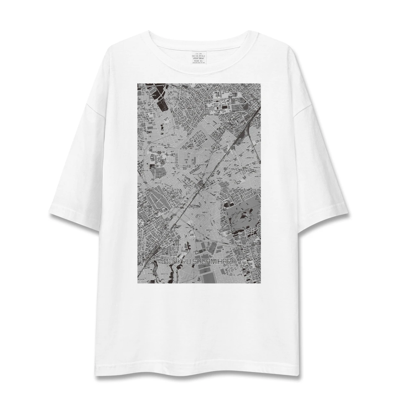 【小田急相模原(神奈川県)】地図柄ビッグシルエットTシャツ