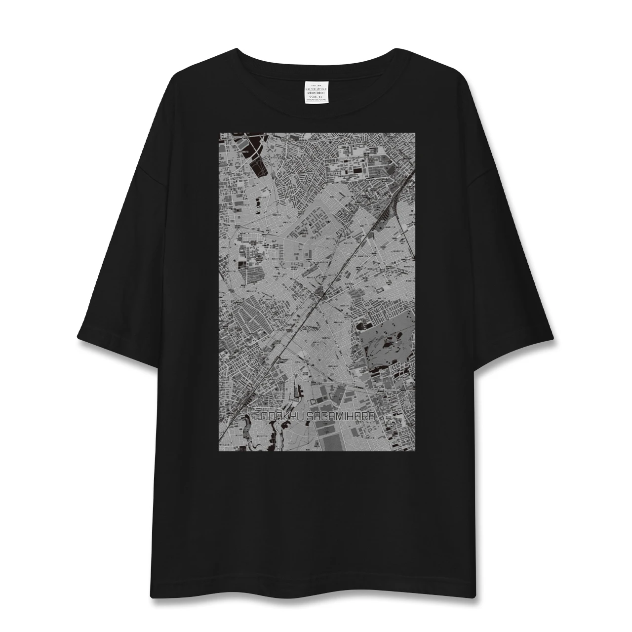 【小田急相模原(神奈川県)】地図柄ビッグシルエットTシャツ