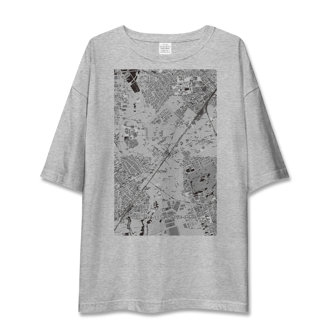 【小田急相模原(神奈川県)】地図柄ビッグシルエットTシャツ