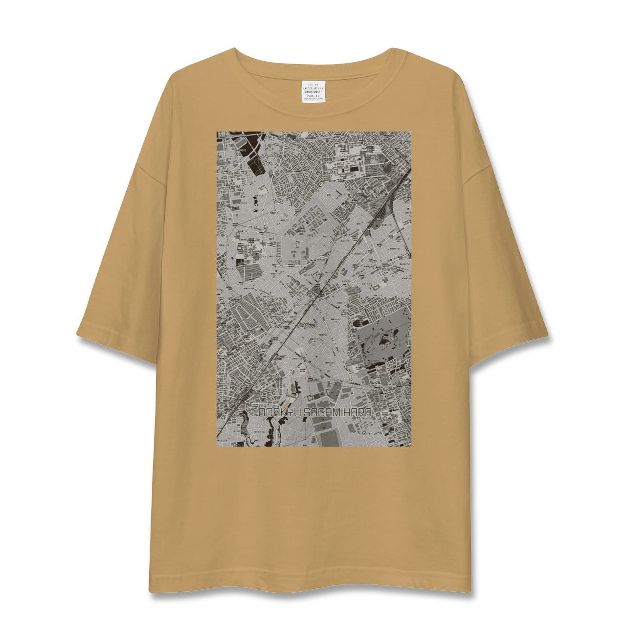 【小田急相模原(神奈川県)】地図柄ビッグシルエットTシャツ