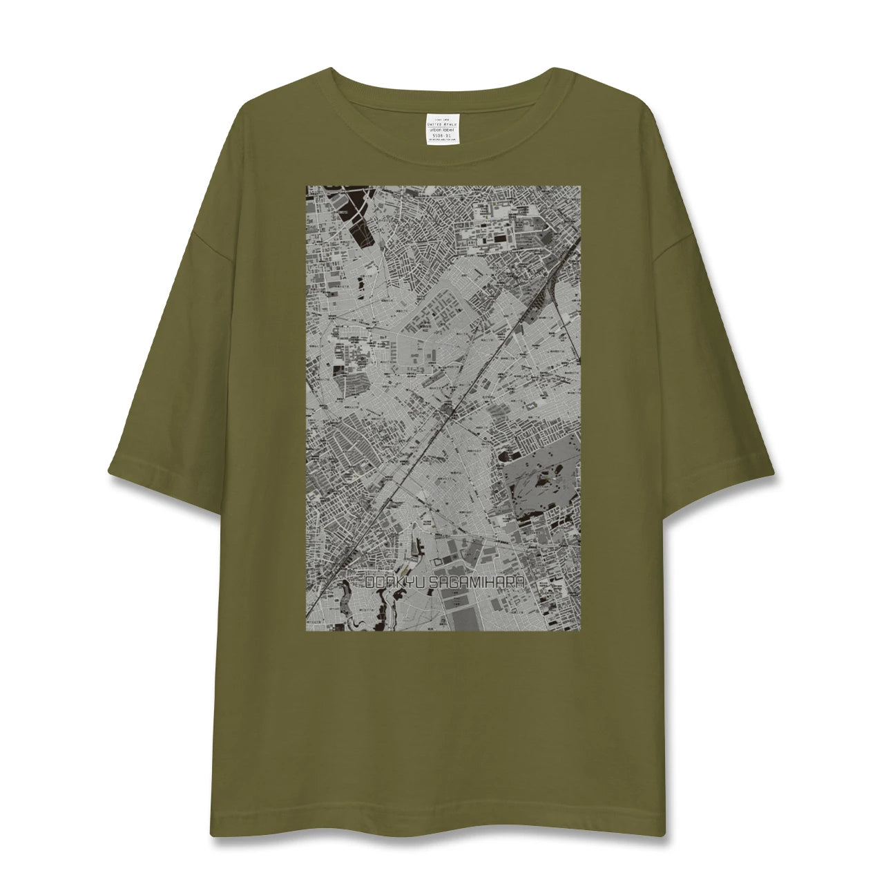 【小田急相模原(神奈川県)】地図柄ビッグシルエットTシャツ