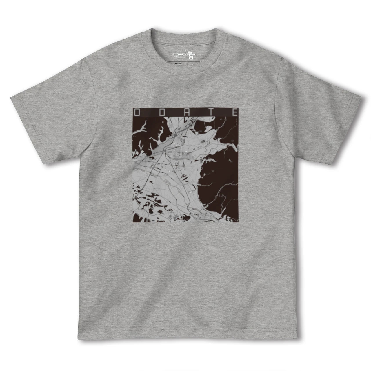 【大館(秋田県)】地図柄ヘビーウェイトTシャツ