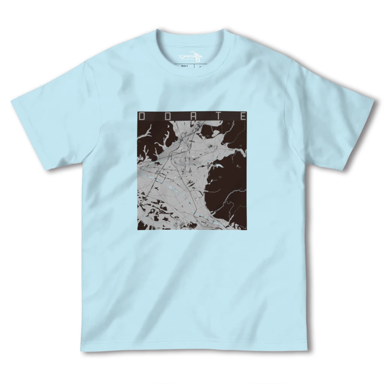 【大館(秋田県)】地図柄ヘビーウェイトTシャツ