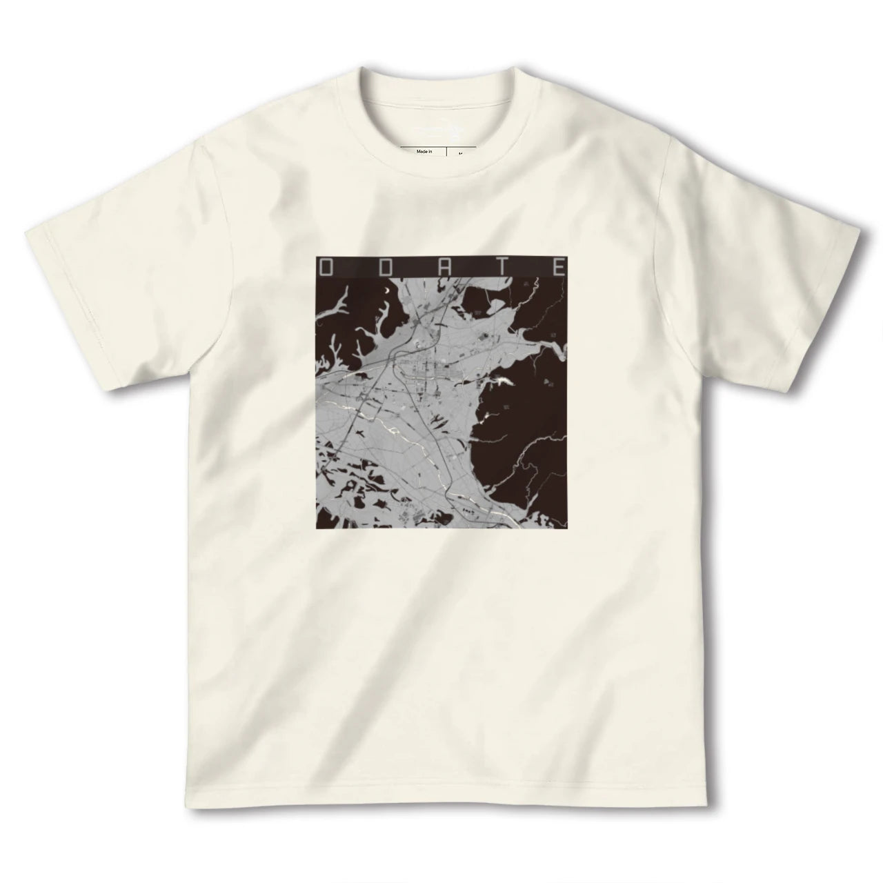 【大館(秋田県)】地図柄ヘビーウェイトTシャツ