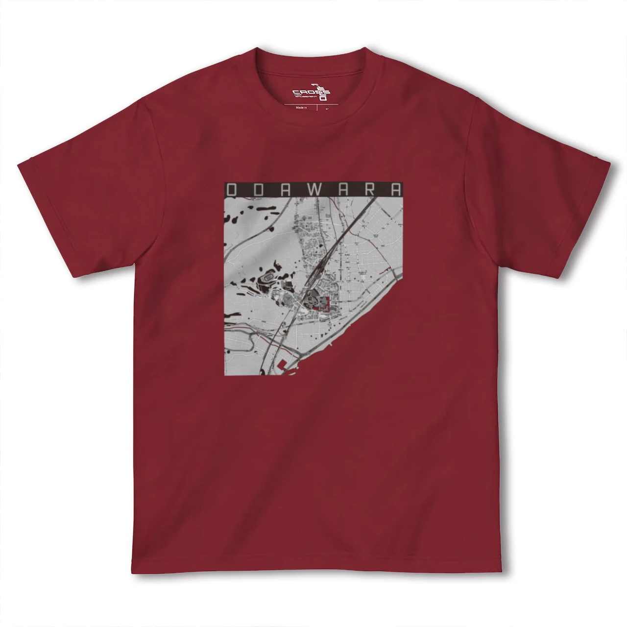 【小田原(神奈川県)】地図柄ヘビーウェイトTシャツ