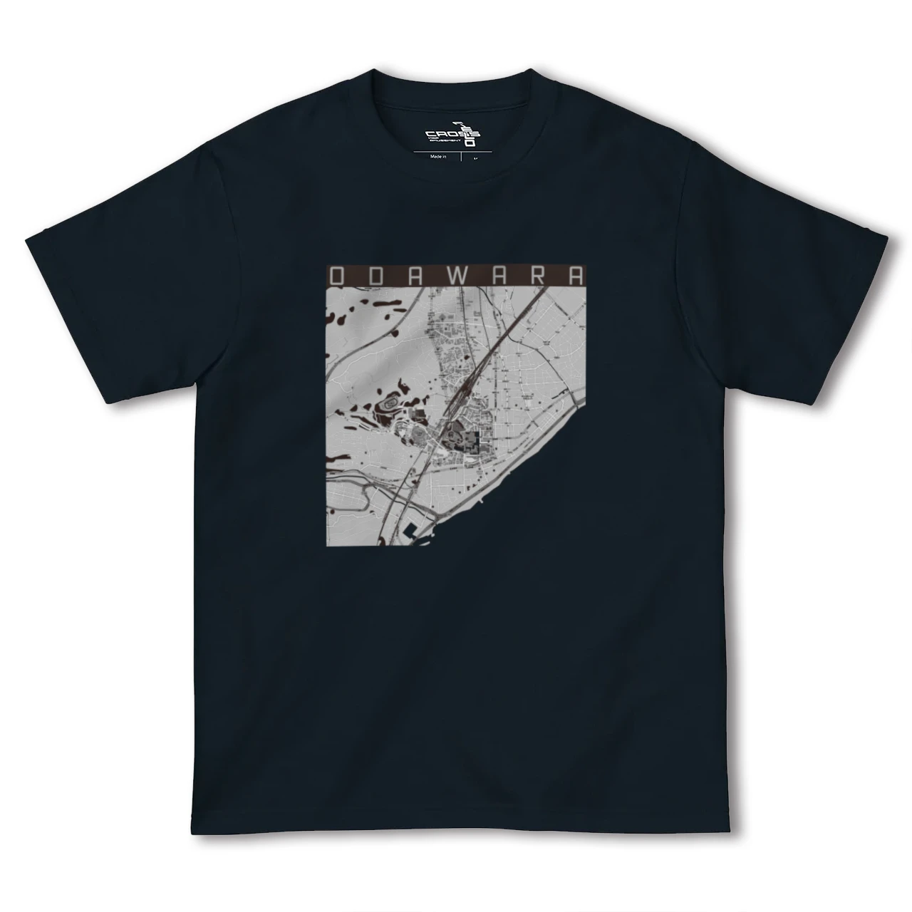 【小田原(神奈川県)】地図柄ヘビーウェイトTシャツ