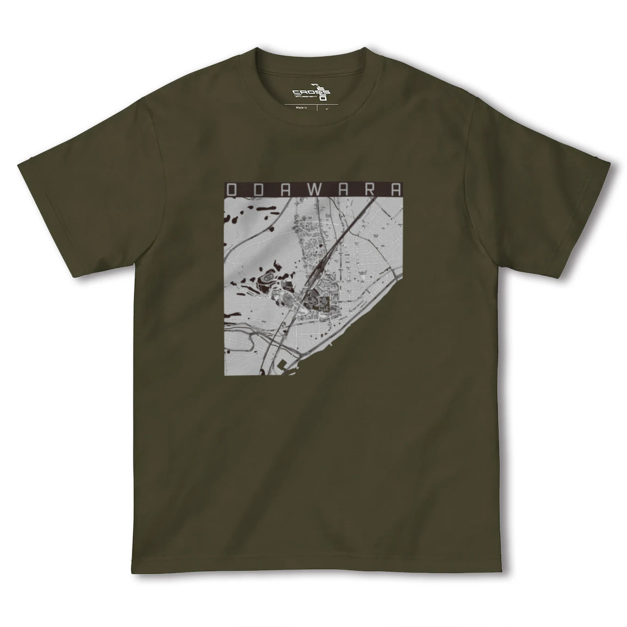 【小田原(神奈川県)】地図柄ヘビーウェイトTシャツ